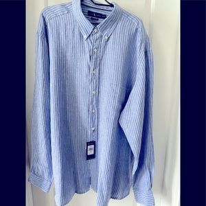 NEW-Ralph Lauren Resort Linen dress shirts